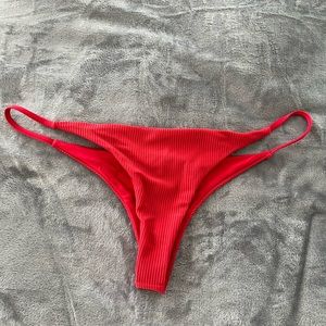 Frankie’s bikinis ribbed bikini bottom